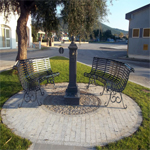 Panchine stile liberty - Comune di Giba